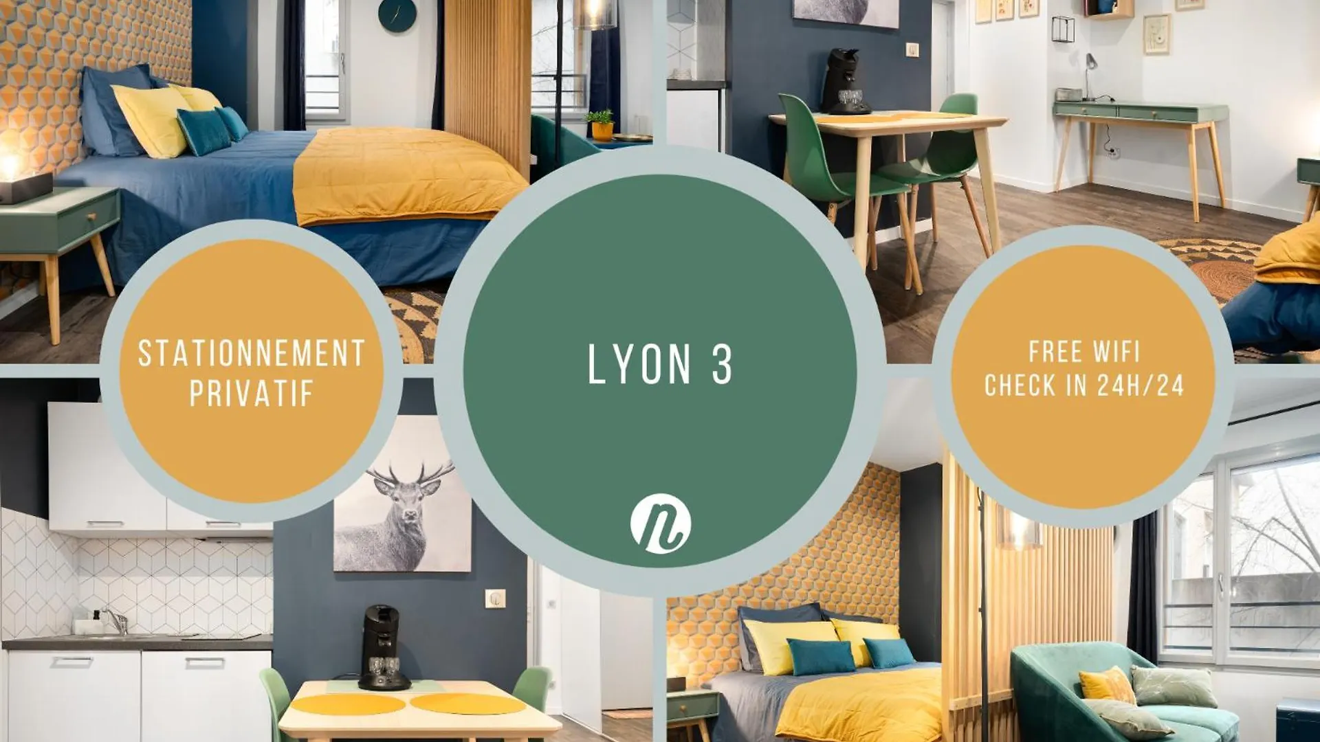 Studio Cosy Avec Parking Lyon